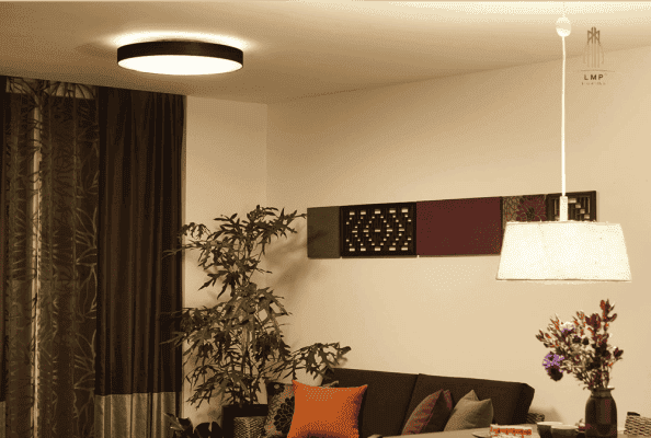 đèn ốp trần phòng khách