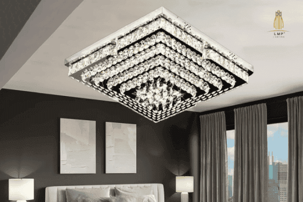 đèn ốp trần vuông