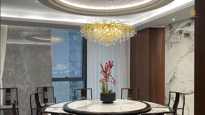 3 mẫu đèn chùm tạo điểm nhấn phong cách riêng trong không gian sống của bạn