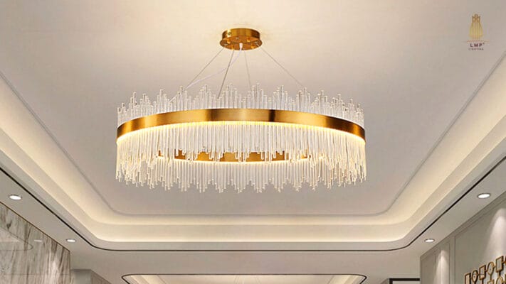 Hướng dẫn cách chọn đèn chùm cho phòng khách và tiền sảnh